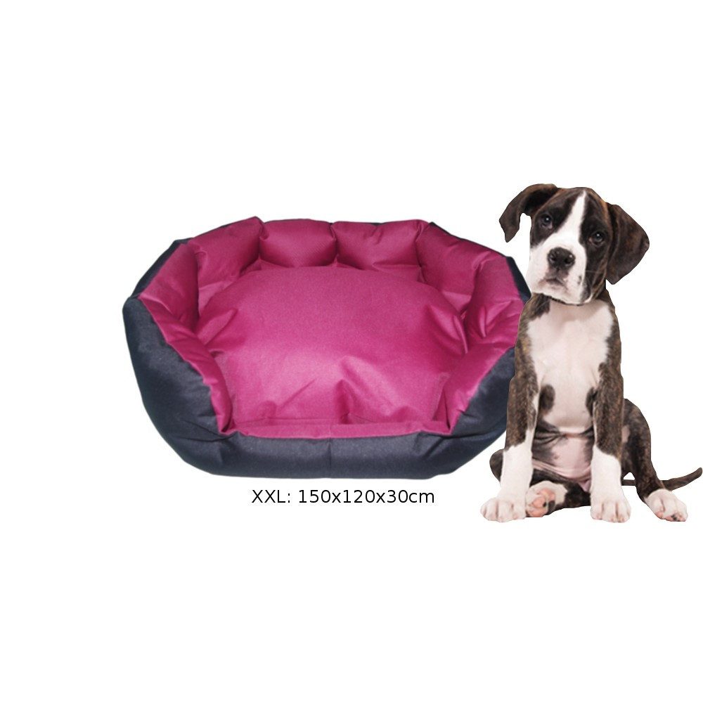 LinJa Hundebett Hundebett TB5008XXL rot Hundekorb Hundekissen Hundesofa Tierbett