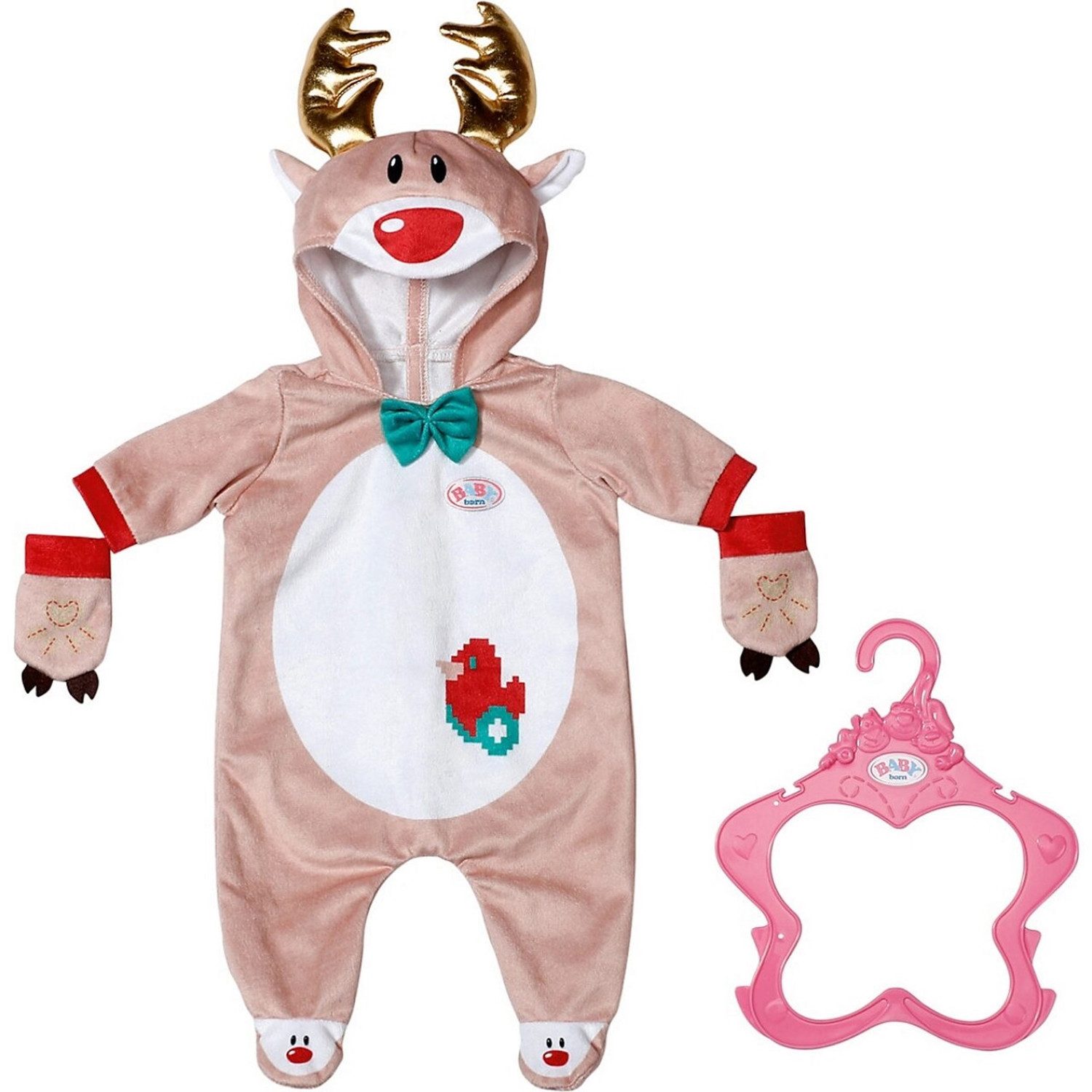 Zapf Creation® Puppenkleidung 831700 BABY born Rentier Kuschelanzug 43cm günstig online kaufen