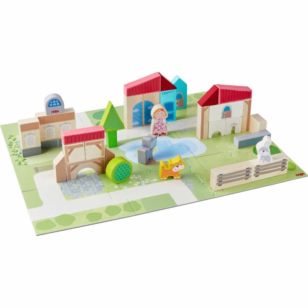 Haba Spielwelt Bausteine Puzzle-Landleben