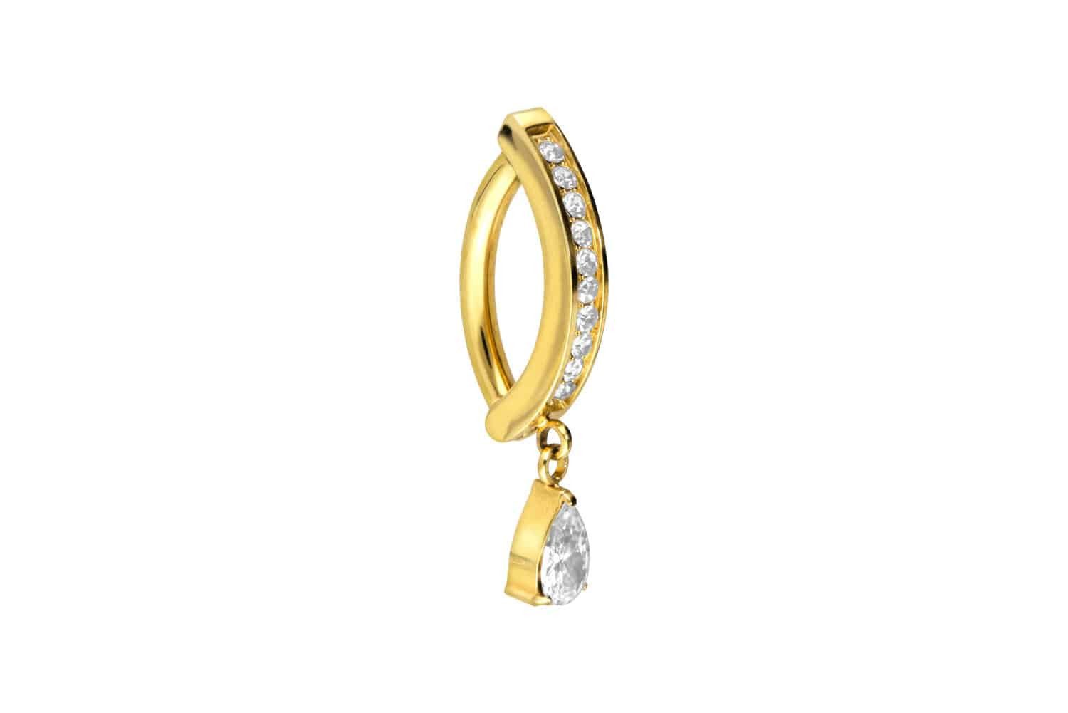 PIERCINGLINE Piercing-Set Titan Bauchnabelclicker BOGEN + günstig online kaufen