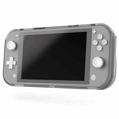 Hama Konsolen-Tasche Hard-Case Schutz-Hülle Tasche Grau, Anti-Kratz, besserer Griff, Grip-Cover für Nintendo Switch Lite