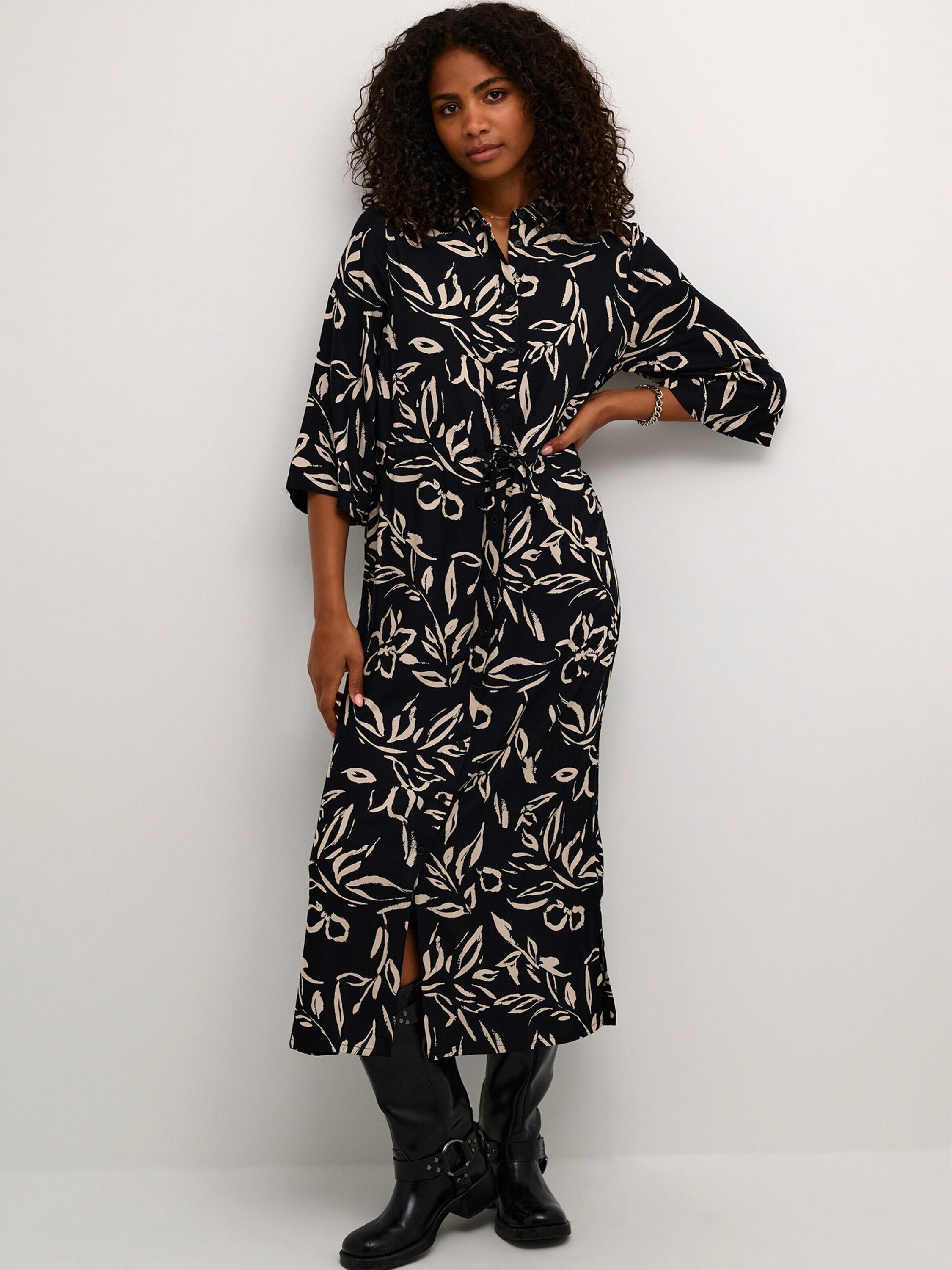 KAFFE Blusenkleid Forrest (1-tlg) Drapiert/gerafft