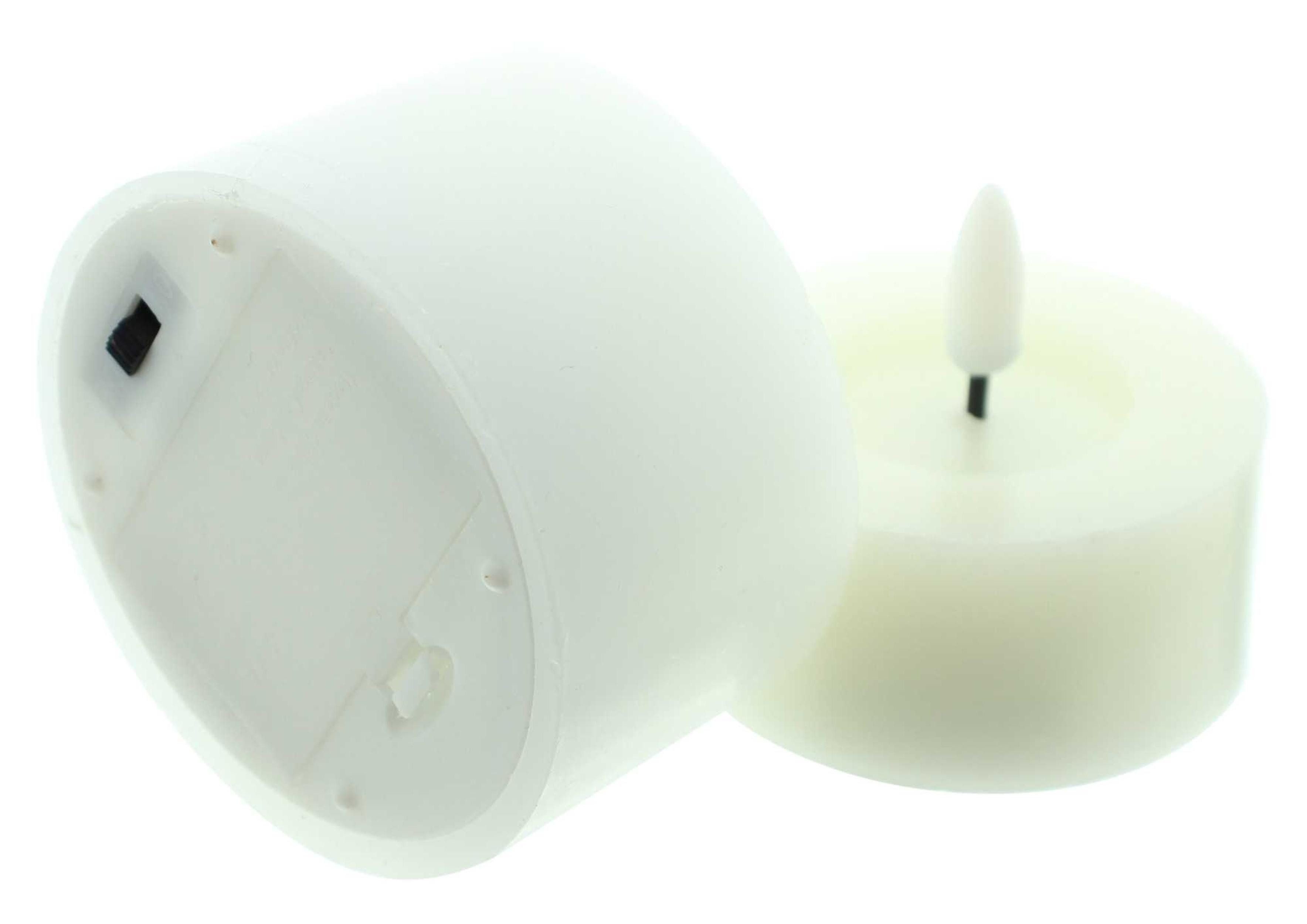 Frank Flechtwaren LED-Kerze LED-Kerze "White", 2er Set
