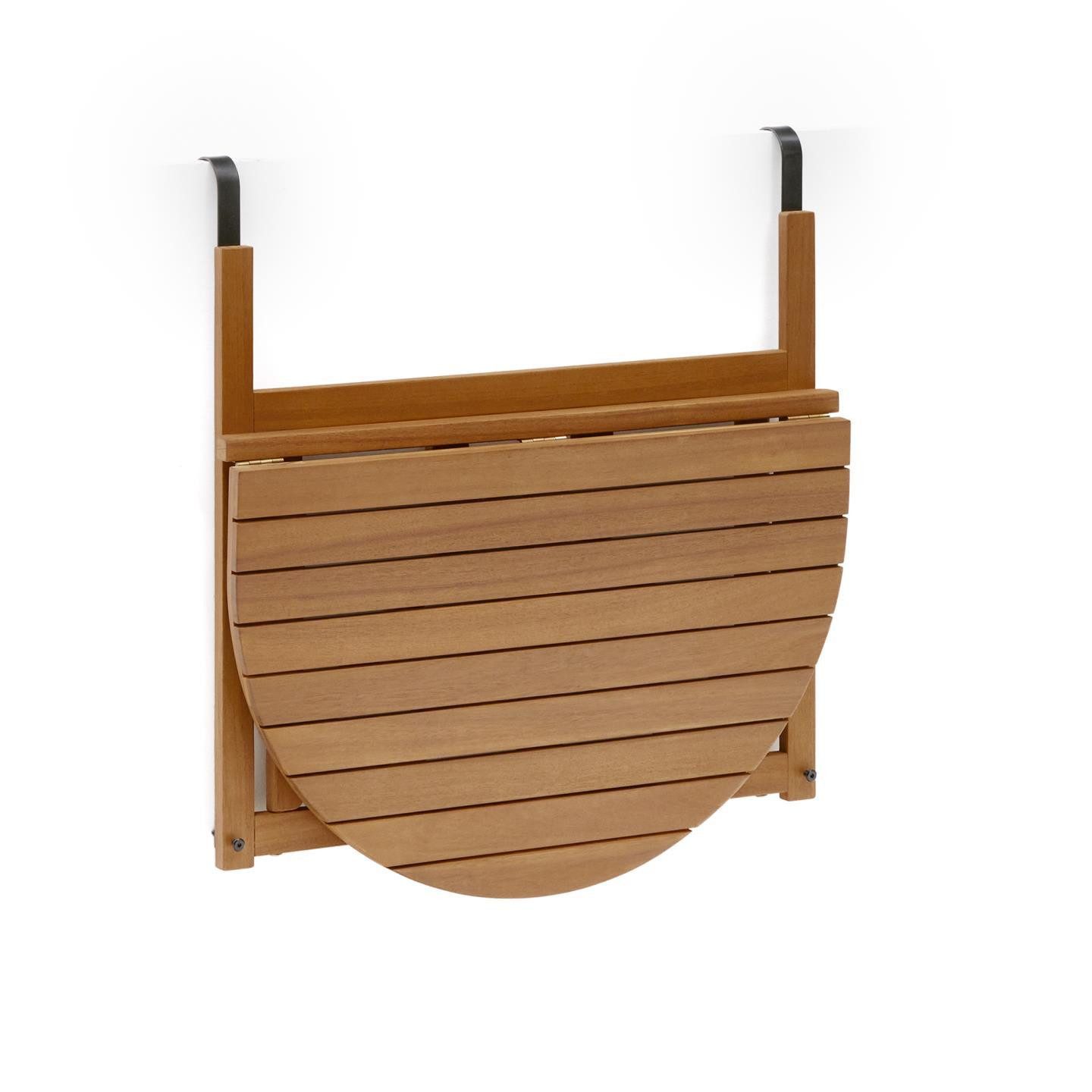 Natur24 Gartentisch Amarilis Klapptisch 50 x 70 x 69 cm Akazienholz Natur