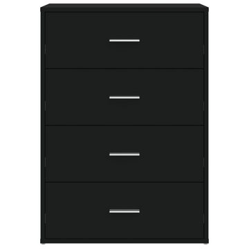 vidaXL Sideboard Sideboards 2 Stk. Schwarz 60x31x84 cm Holzwerkstoff (1 St)