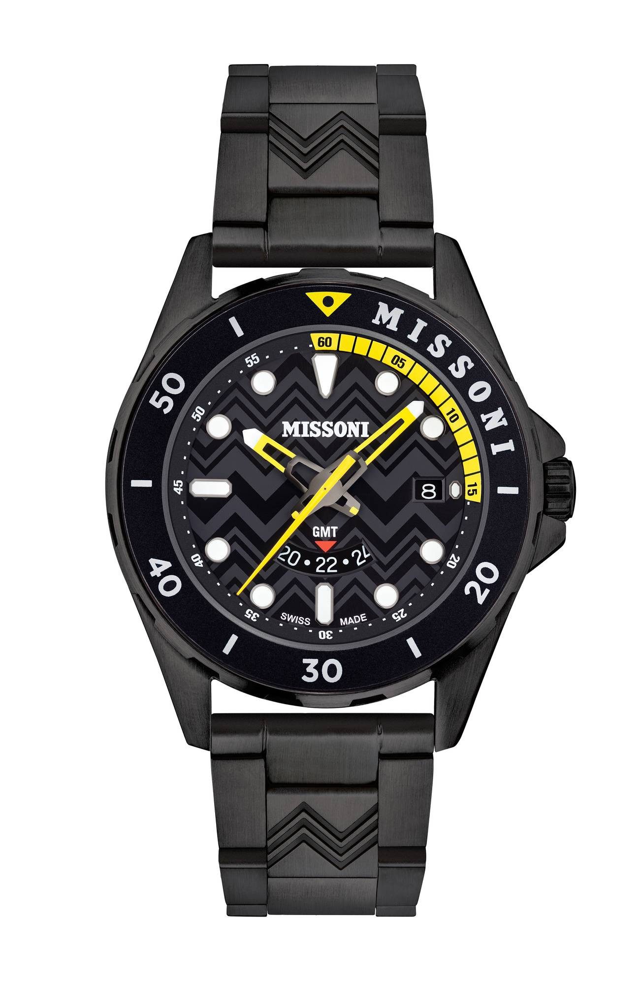 Missoni Schweizer Uhr GMT