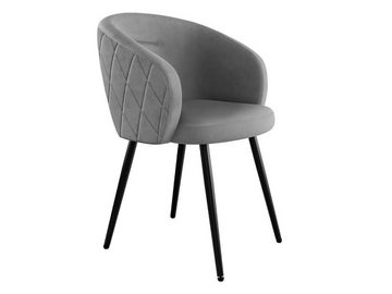 MIRJAN24 Stuhl K430 (1 Stück), Beine aus Metall, 61x54x77 cm
