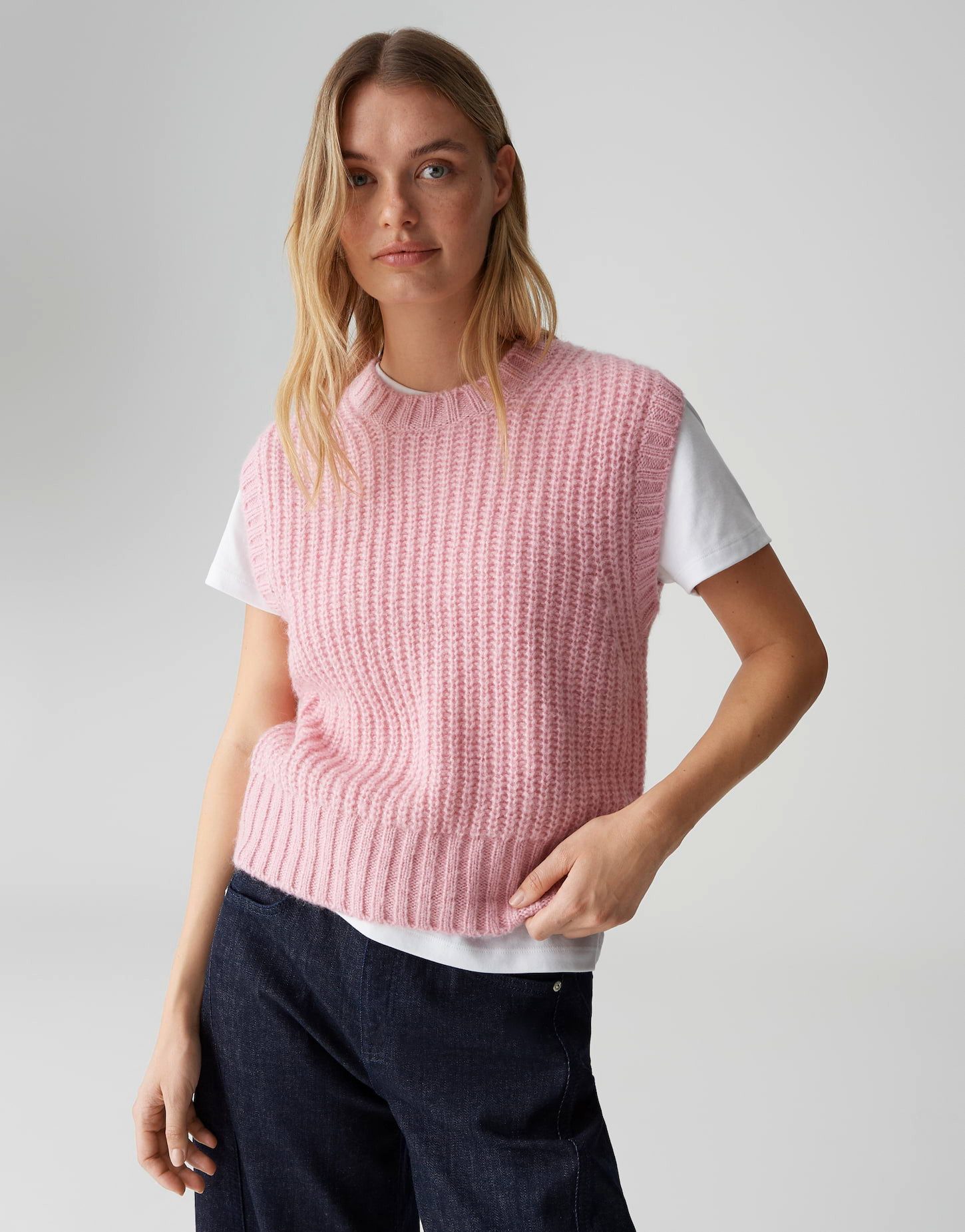 OPUS Strickpullover Pullunder Portuna - Comfort Fit