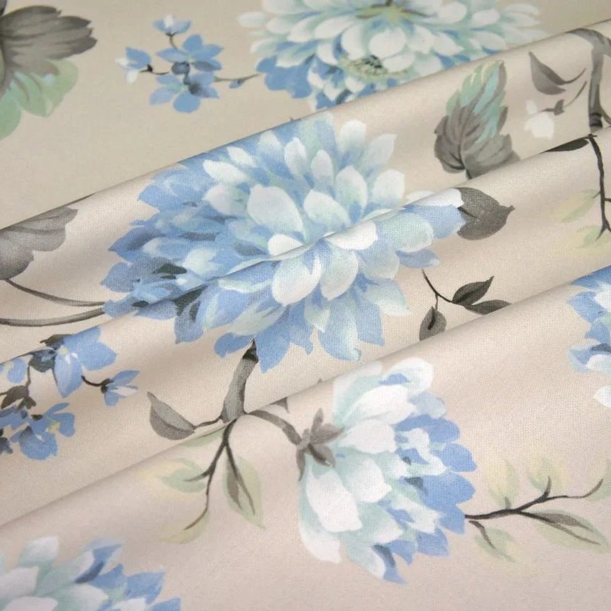 Thumbnail - Stofferia Stoff Dekostoff Panama Cinnia A Blau, Breite 280 cm, Meterware