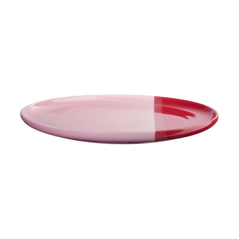 ASA SELECTION Speiseteller Essteller 27 cm Joy Strawberry Smoothie, (1 St), Essteller, Ø26,5cm, Porzellan, Beerenrot – Bild 2 von 4