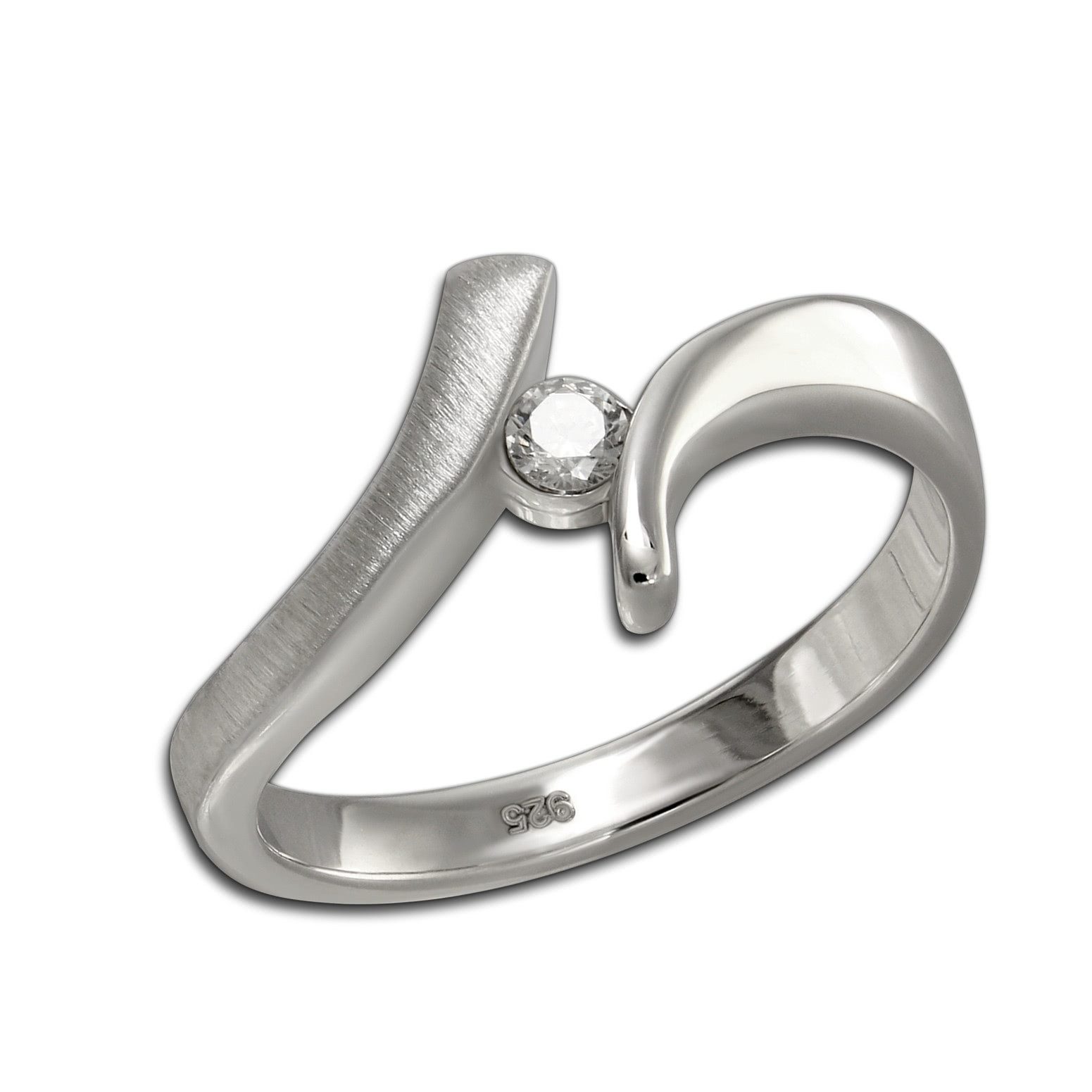 SilberDream Silberring SilberDream Ring Klassik Zirkonia weiß (Fingerring), günstig online kaufen