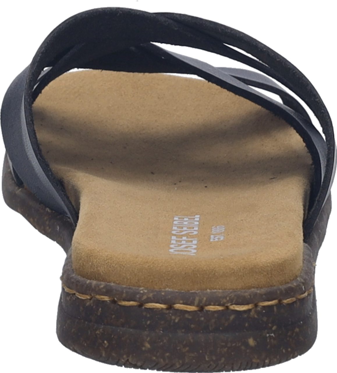 Josef Seibel Fabricia 05 Pantolette Sommerschuh, Schlupfschuh mit gekreuzten Bandagen-Riemchen, G-Weite