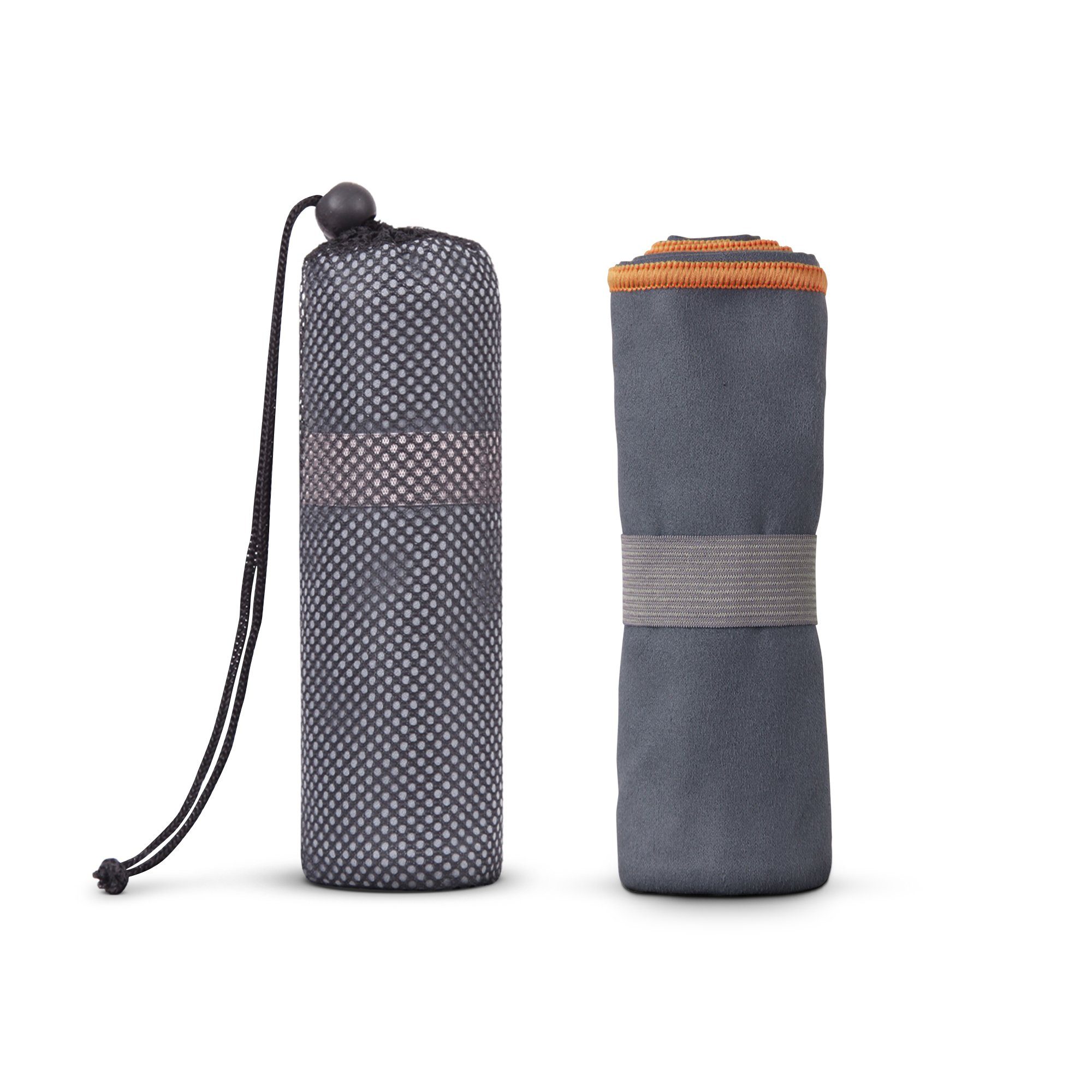 hemmy Fashion Sporthandtuch Mikrofaser Fitnesstuch, inkl. Beutel, Handtuch für Sport, Sauna, Fitness - Reisehandtuch - mit Spanngummi