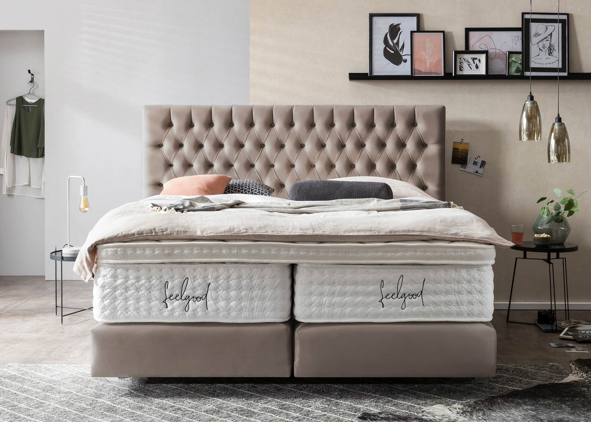 BettCo Boxspringbett Vegas (180 x 200 günstig online kaufen