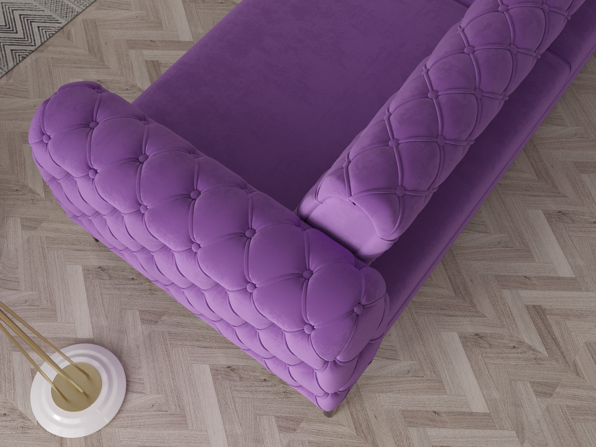 Möbeldreams Chesterfield-Sofa Sofa-Set Arizona Chesterfield Schlaffunktion günstig online kaufen