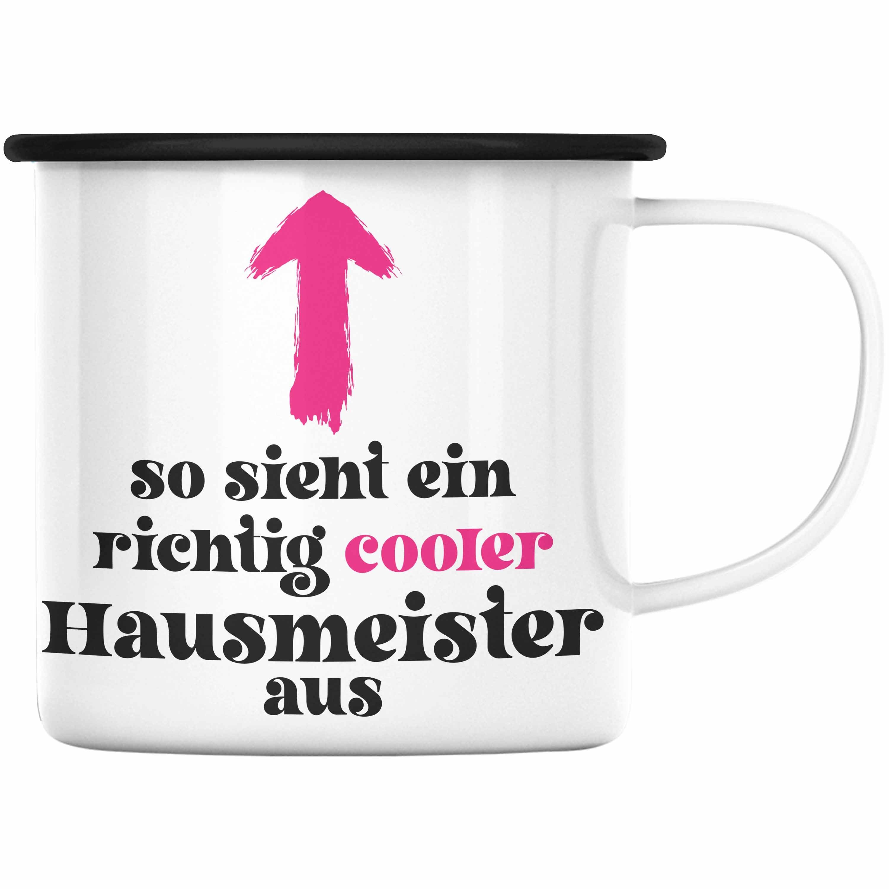 - Spruch Lustiges Thermotasse Haustechniker Trendation Hausmeister Emaille Tasse Geschenke Schwarz Lustig Trendation