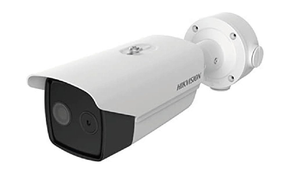 HIKVISION Überwachungskamera Hikvision DS-2TD2637B-10/P LAN IP Wärmebild-/Überwachungskamera (mit Temperaturüberwachung 2688 x, Multicolor)