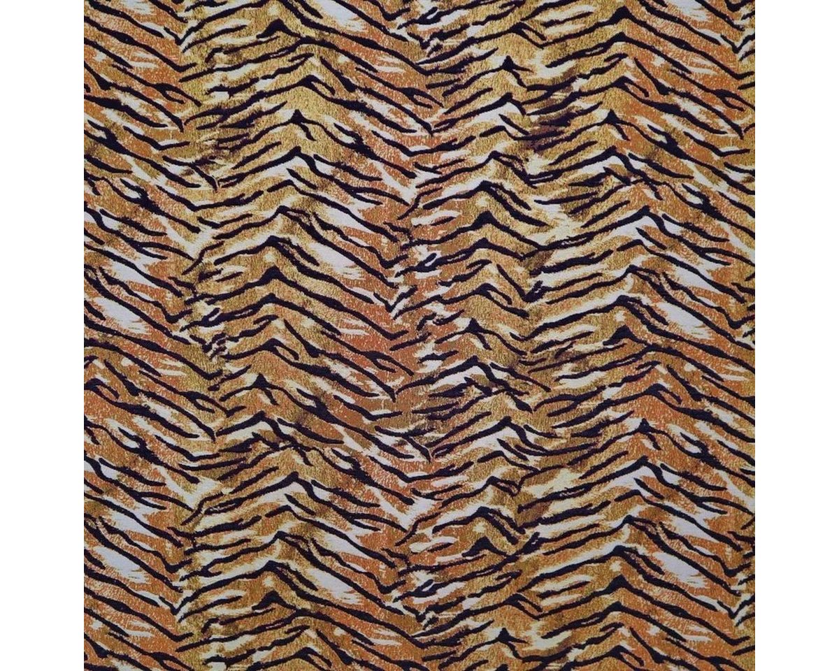 Thumbnail - Stofferia Stoff Polsterstoff Gobelin Tiger Skin Goldfarben, Breite 140 cm, Meterware