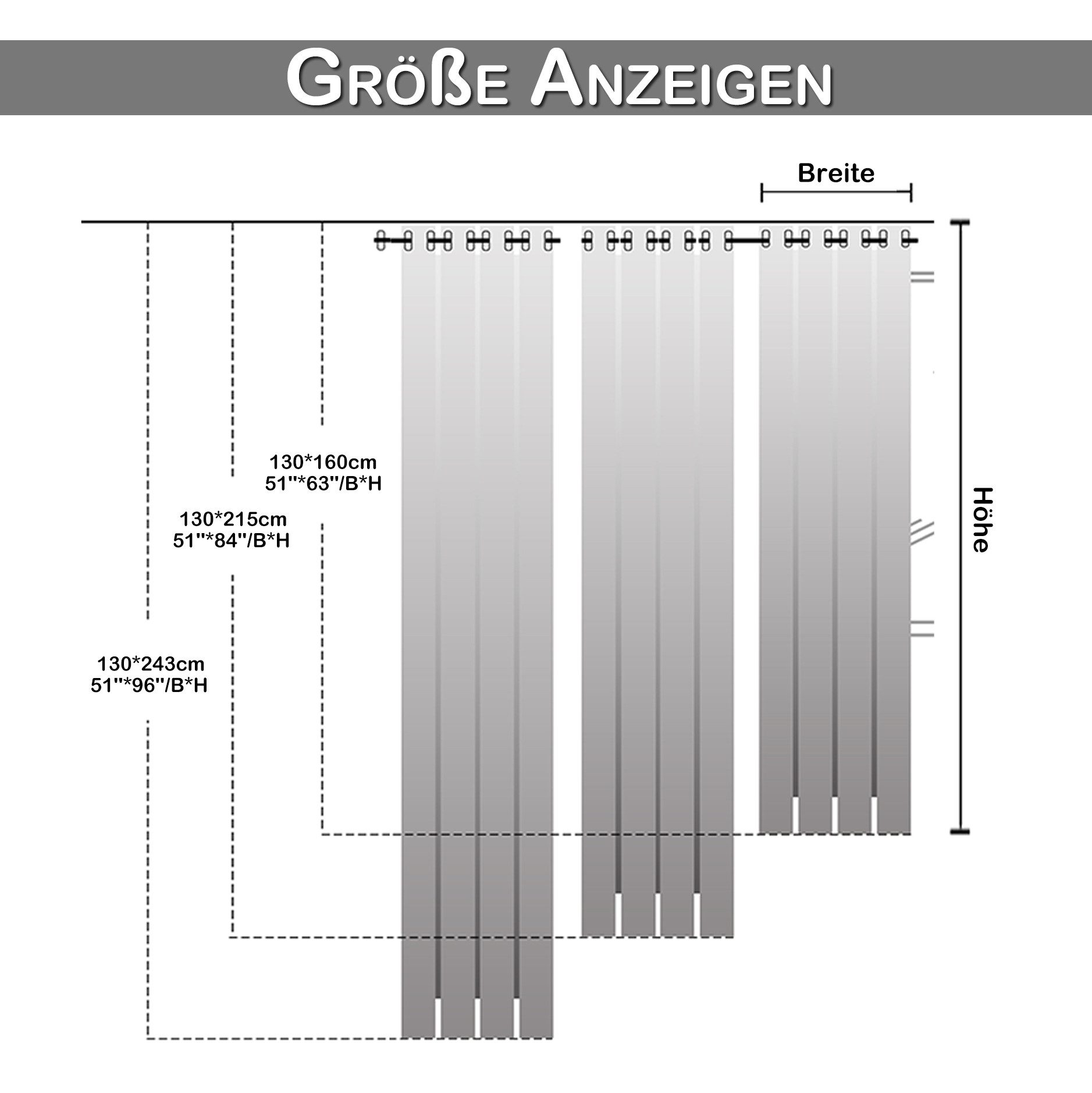 BTTO V&G Gardine Verdunkelungsvorhang, (2 St), günstig online kaufen