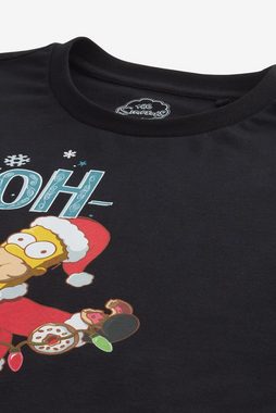 Next T-Shirt Lizenziertes T-Shirt mit Weihnachten The Simpsons (1-tlg)