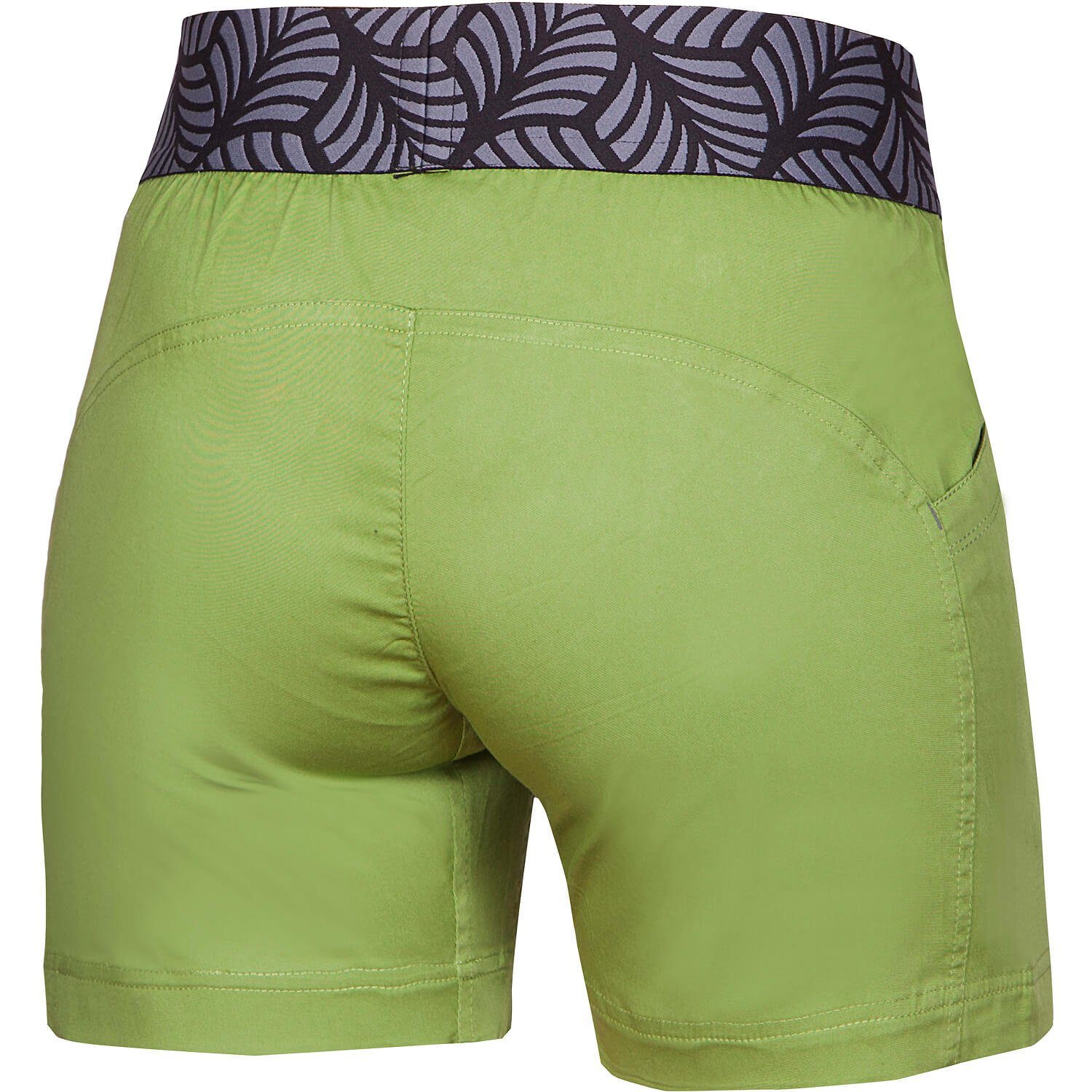 Organic 2-in-1-Hose Ocun Klettershorts Shorts Hellgrün Pantera