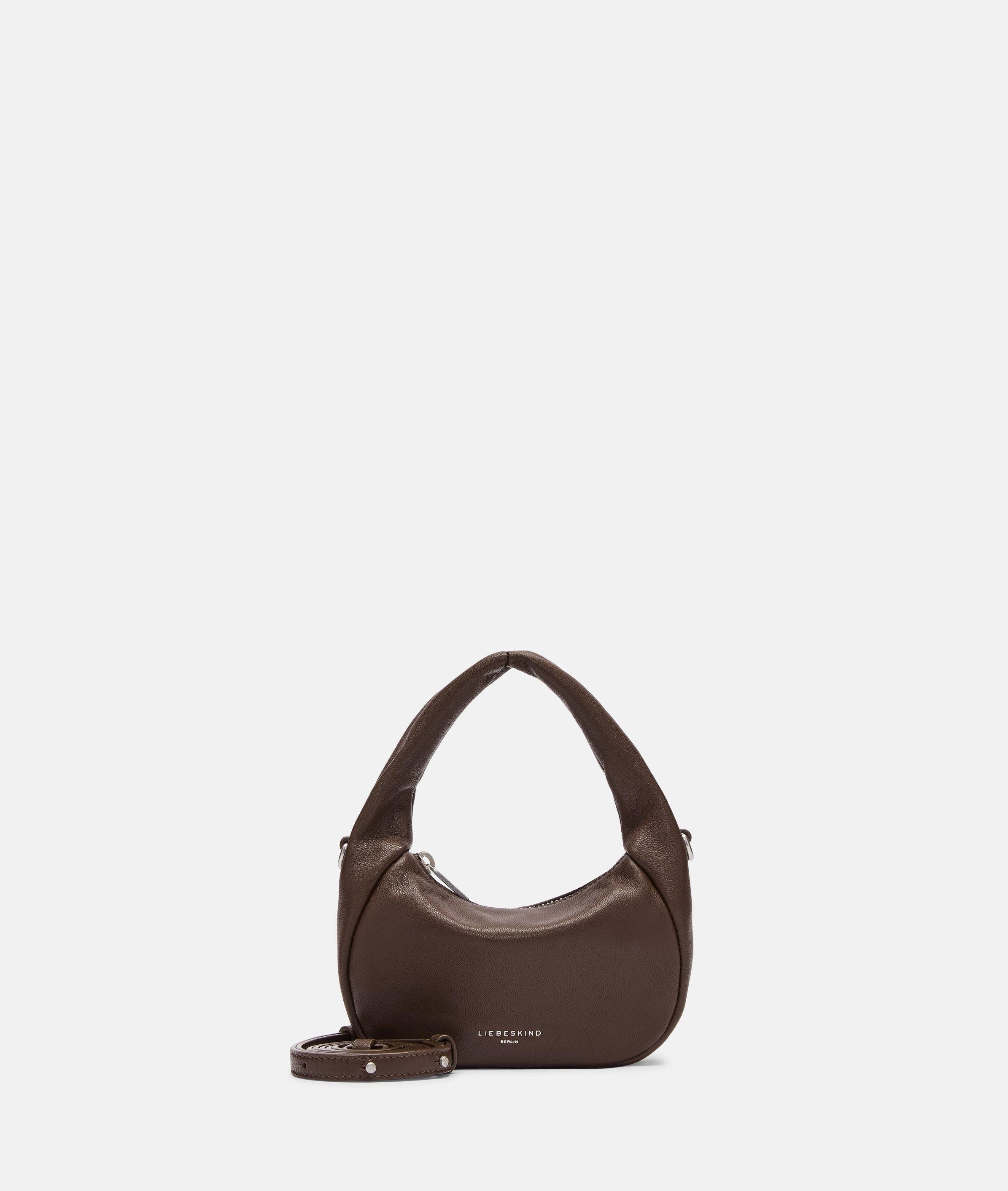 Liebeskind Berlin Umhängetasche Farrah Crossbody S, Handliche Umhängetasche aus Leder im Vintage-Look