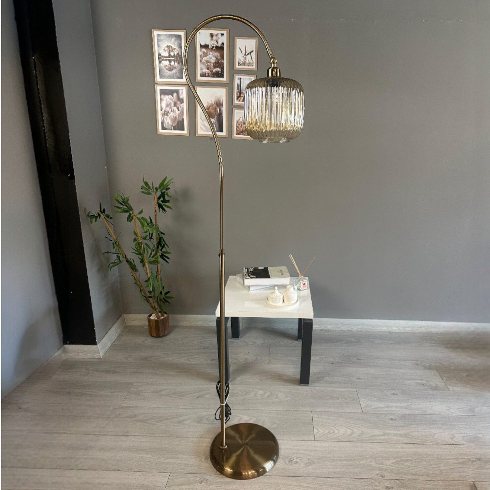 Bamyum Stehlampe Moderne Stehlampe aus Metall mit E27, verstellbarer Lampen günstig online kaufen