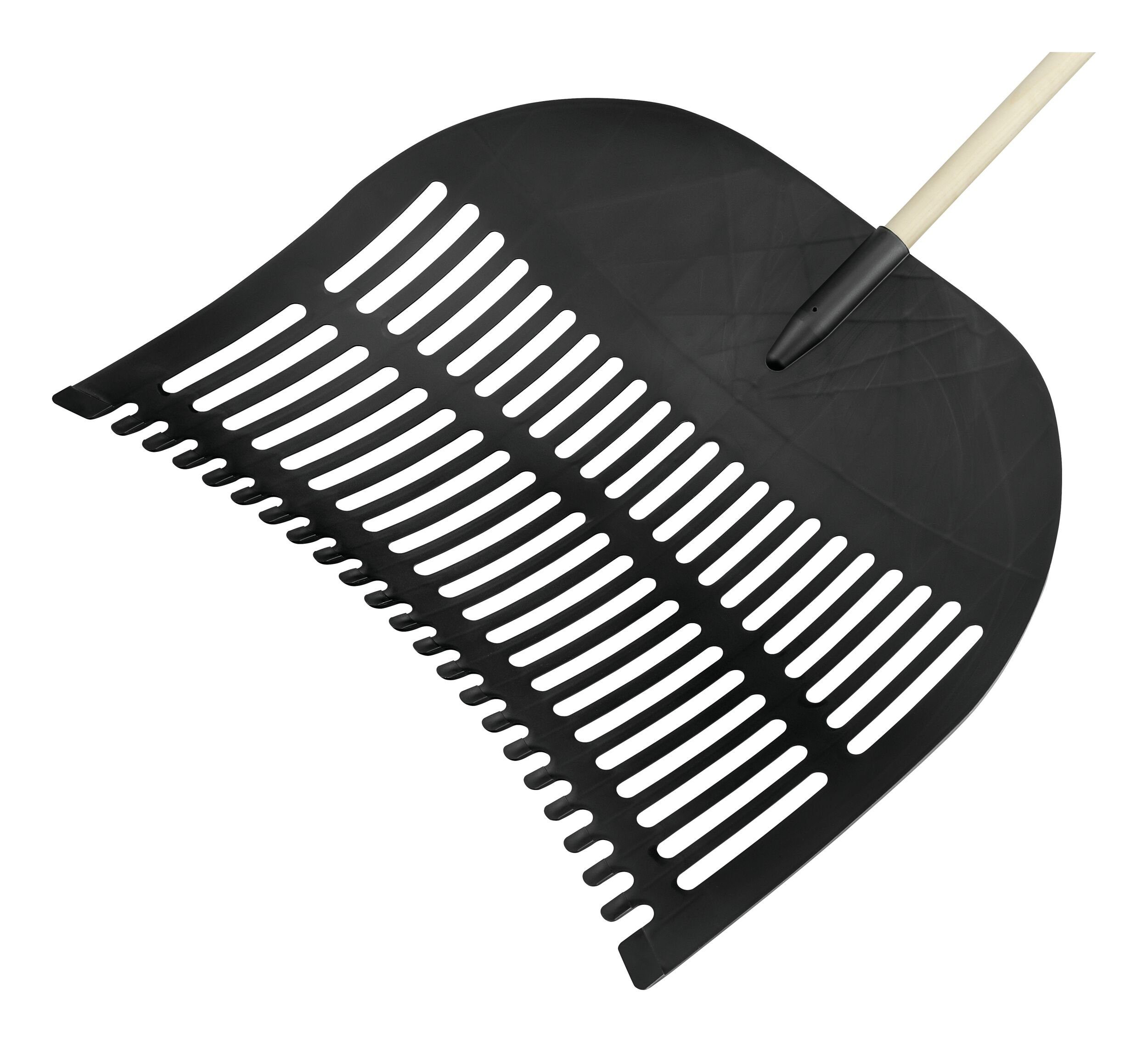 FLORA Schaufel, Laubschaufel 70 x 60 mm PP schwarz, Dülle 28 mm günstig online kaufen