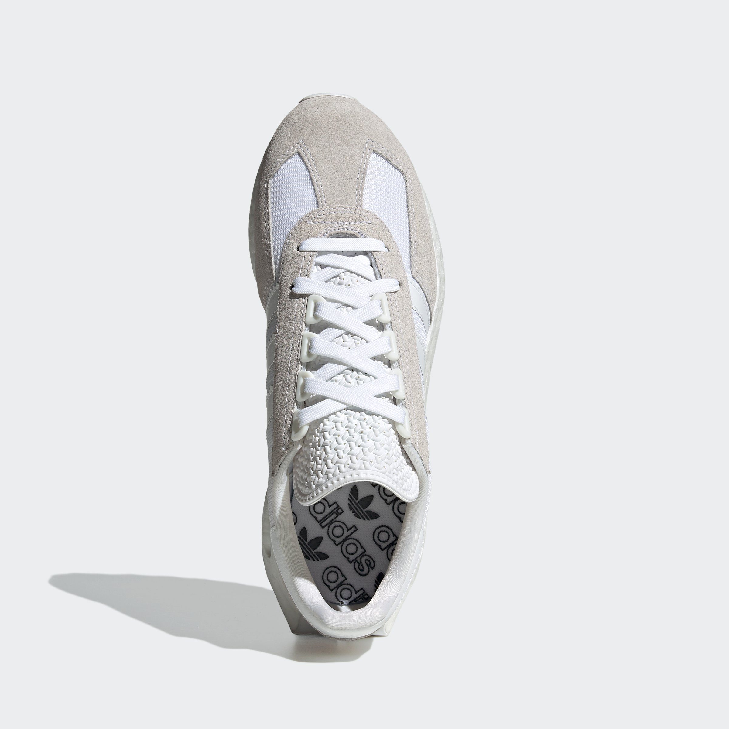 / adidas White Cloud Crystal White RETROPY / Originals E5 Core White Sneaker