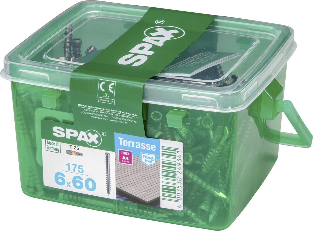 SPAX Terrassenschraube Spax Terrassenschrauben 6.0 x 60 mm TX 25 - 175