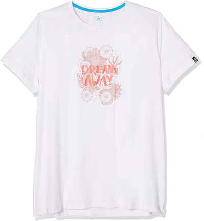 Odlo Funktionsshirt Crew Neck Kumano T-Shirt Weiß für Damen