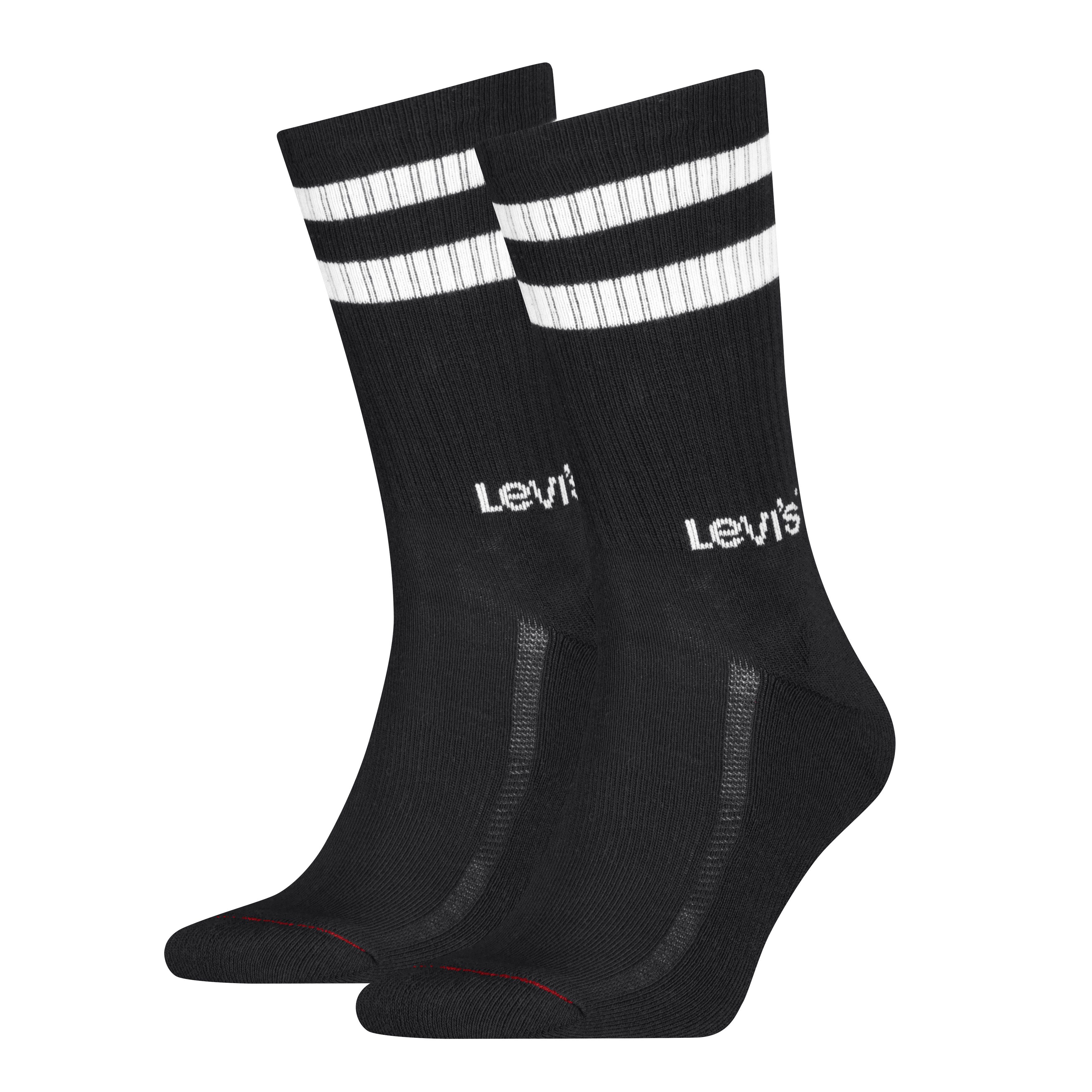 Levi's® Socken LEVIS UNI REG CUT SPORT STRIPE 2P (2 Paar)