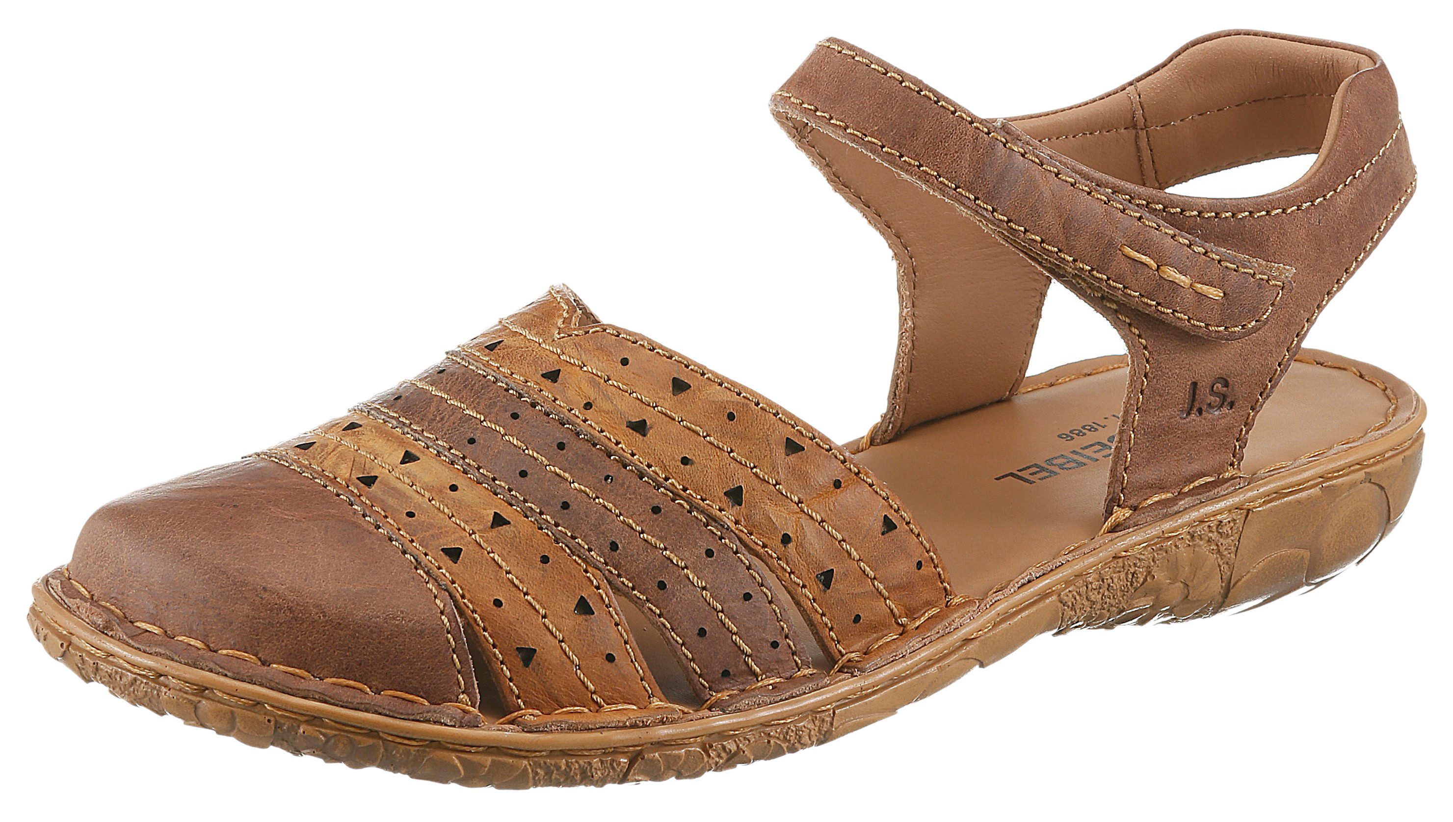 Josef Seibel Rosalie 33 Sandale Klettschuh, Komfortschuh mit geschlossenem Zehenbereich, G-Weite