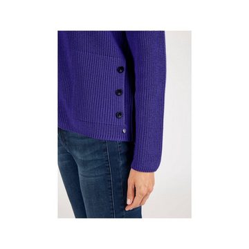 Rabe Strickjacke violett regular fit (1-tlg)