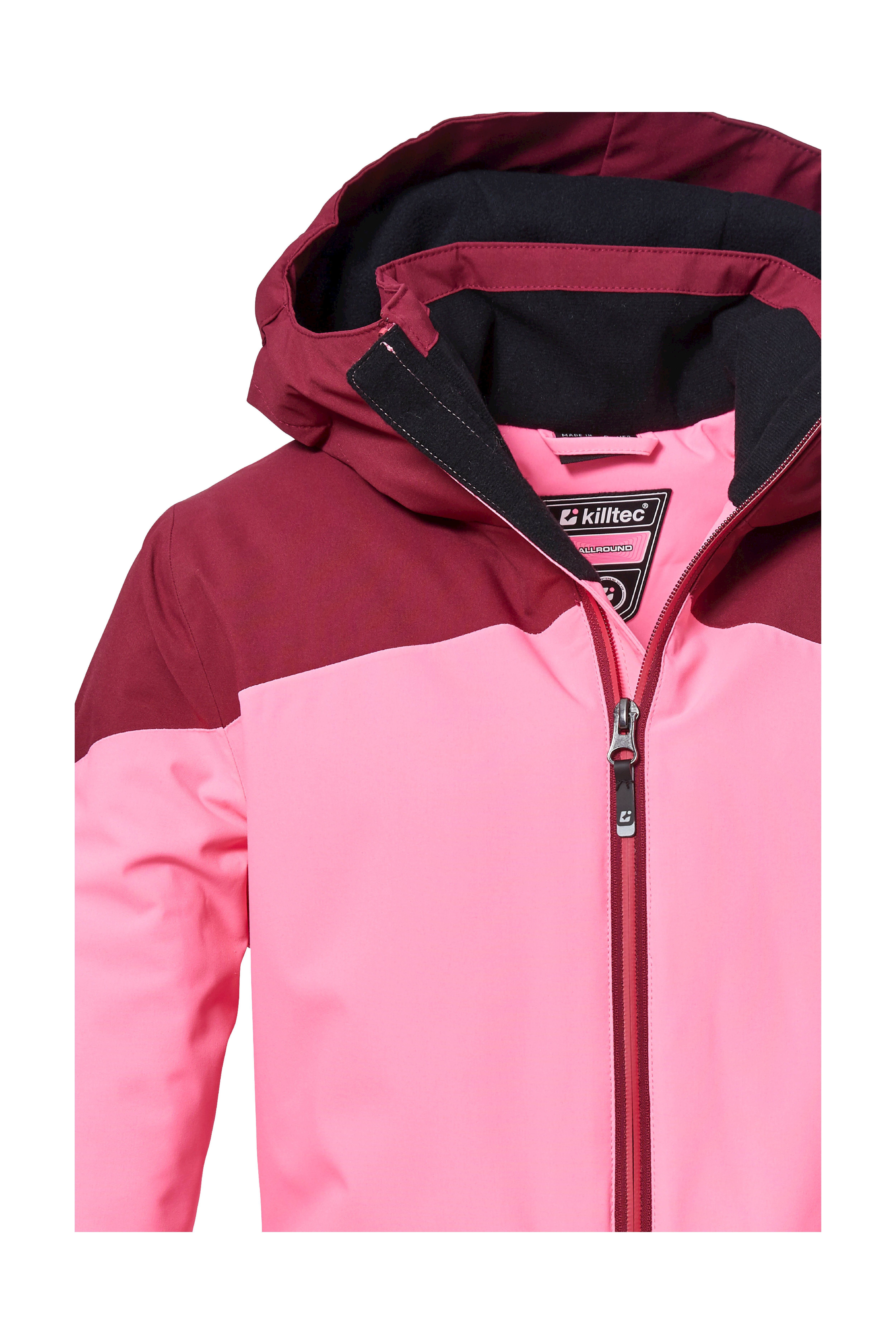 Killtec Skijacke KSW 151 GRLS SKI JCKT Wasserdichte, atmungsaktive Mädchenjacke mit verstellbarer Kapuze