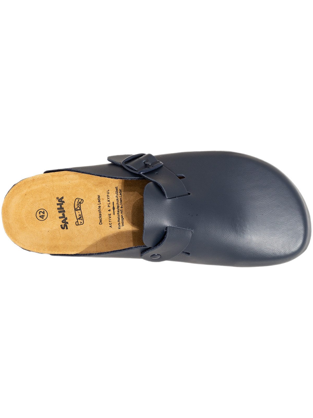 SALIHA Bioline Clog blau Pantolette