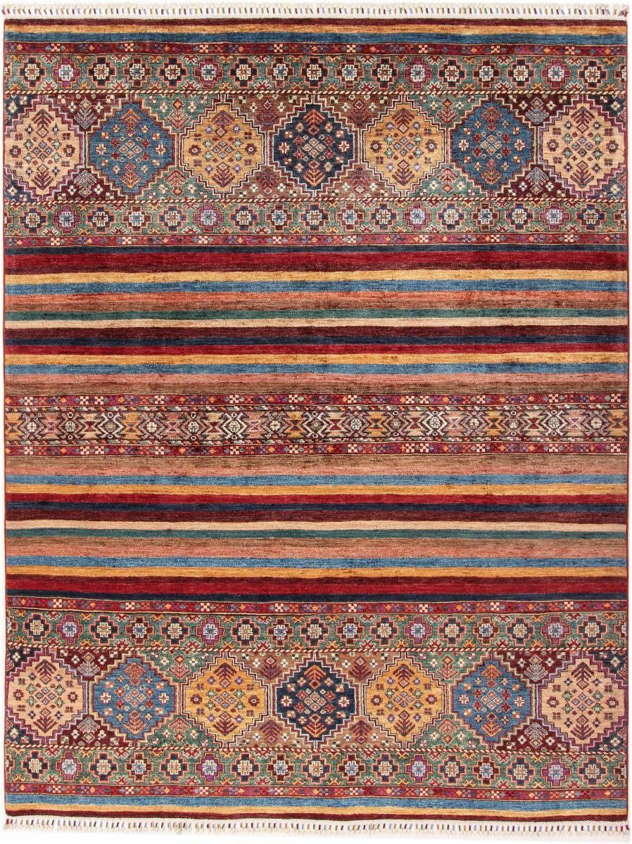 Orientteppich Arijana Shaal 195x251 Handgeknüpfter Orientteppich, Nain Trading, rechteckig, Höhe: 5 mm