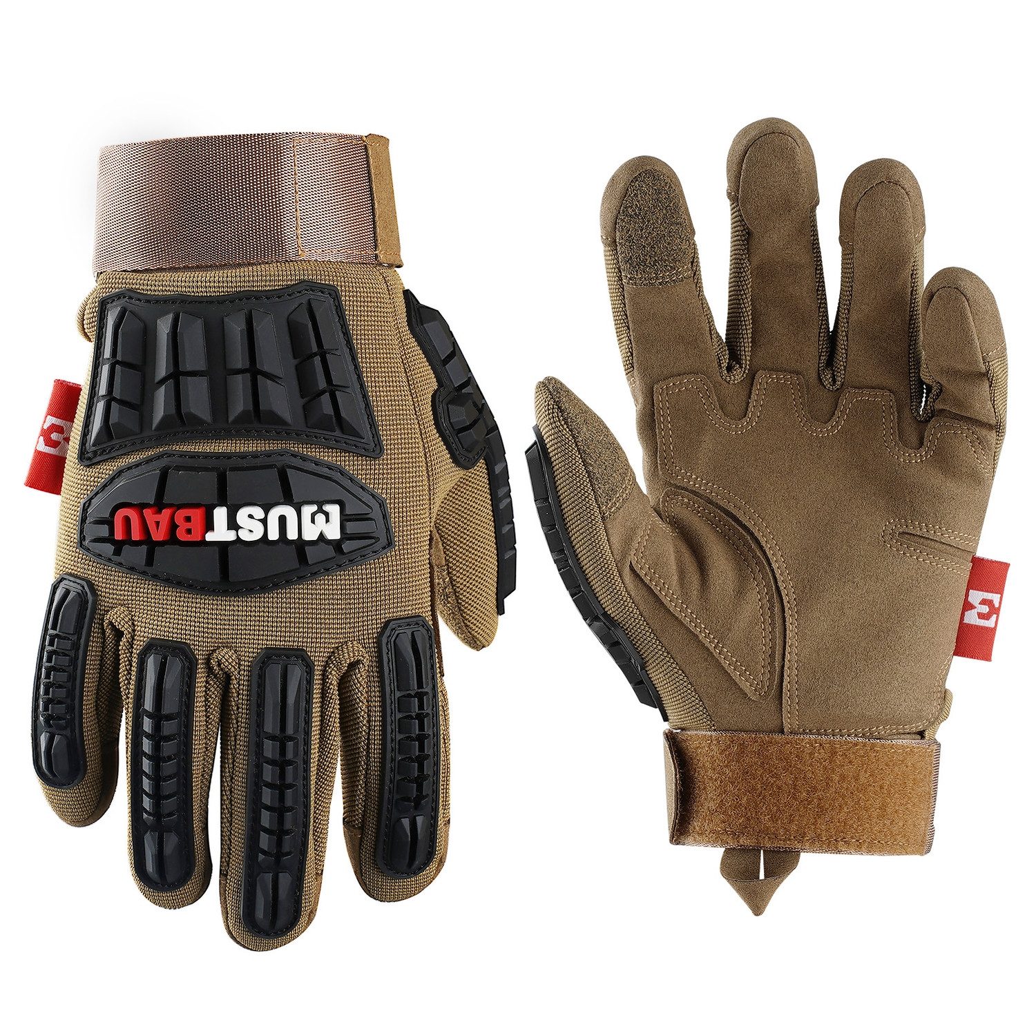 Mustbau Arbeitshandschuhe Sicherheitshandschuhe Mechanikerhandschuhe, Schla günstig online kaufen