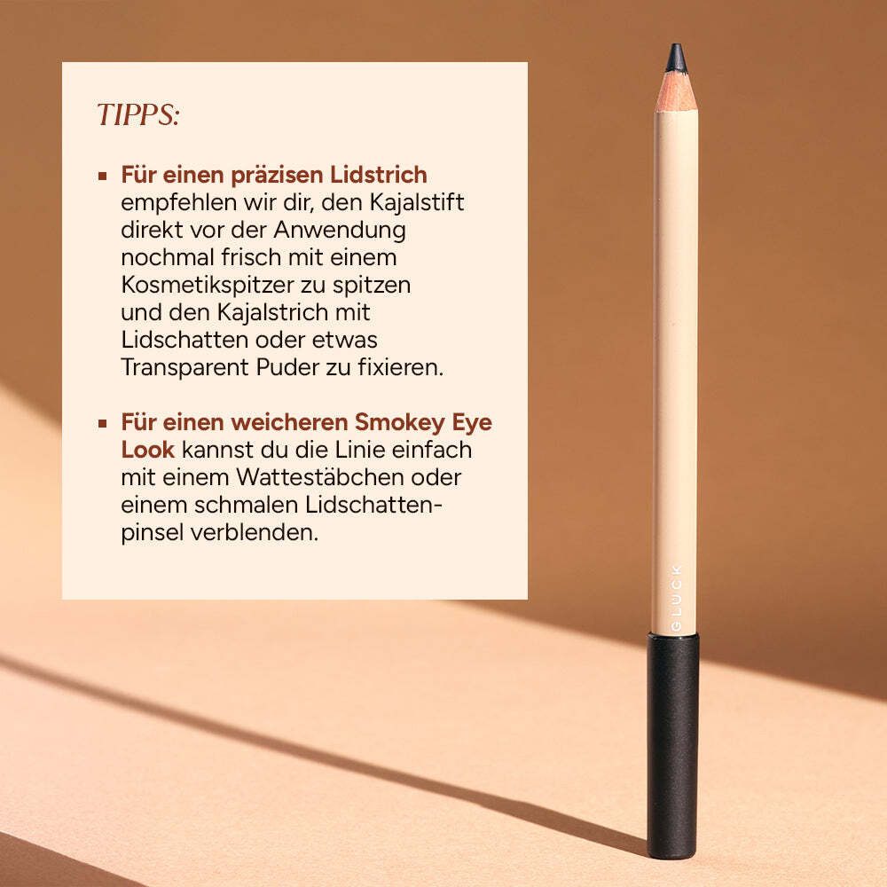 JUNGLÜCK Kajal Kajal - Schwarz, mit Pflege-Effekt, 1-tlg., Betont deine Augen & wirkt leicht pflegend