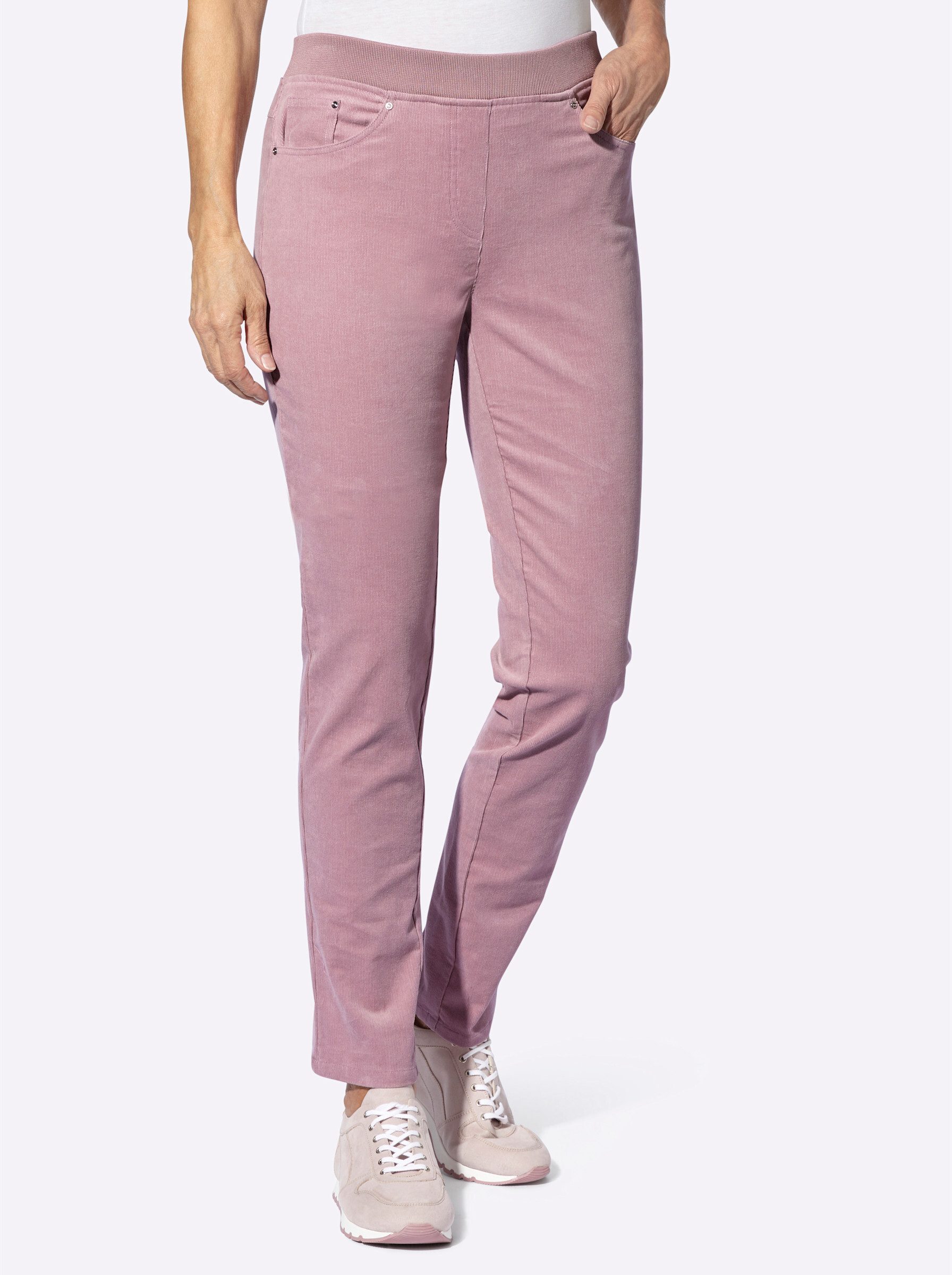 Jerseyhose Cord-Hose komfortabel