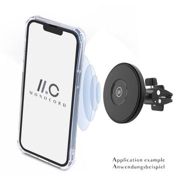 MONOCORD Handyhülle MagSafe-Case für iPhone 13 Pro Max Hülle mit Magneten 6.7 Zoll, Kompatibel mit Magsafe Charger MHXH3ZM/A und MHXF3ZM/A