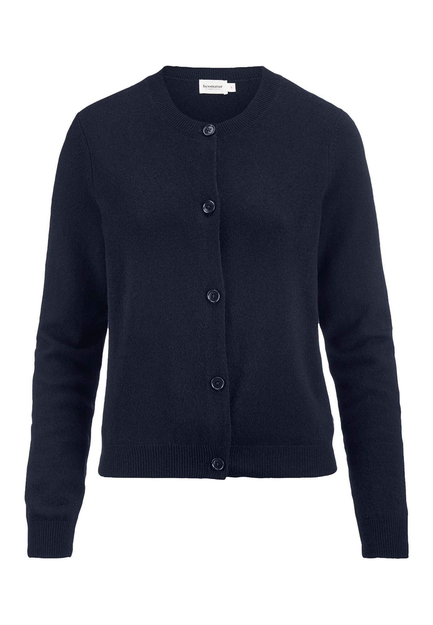 Hessnatur Strickjacke Regular aus Schurwolle mit günstig online kaufen