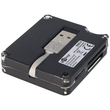 Goobay Cardreader All in 1 extern Kartenlesegerät USB 2.0 Hi-Speed, 6 Karten Speicherkarte