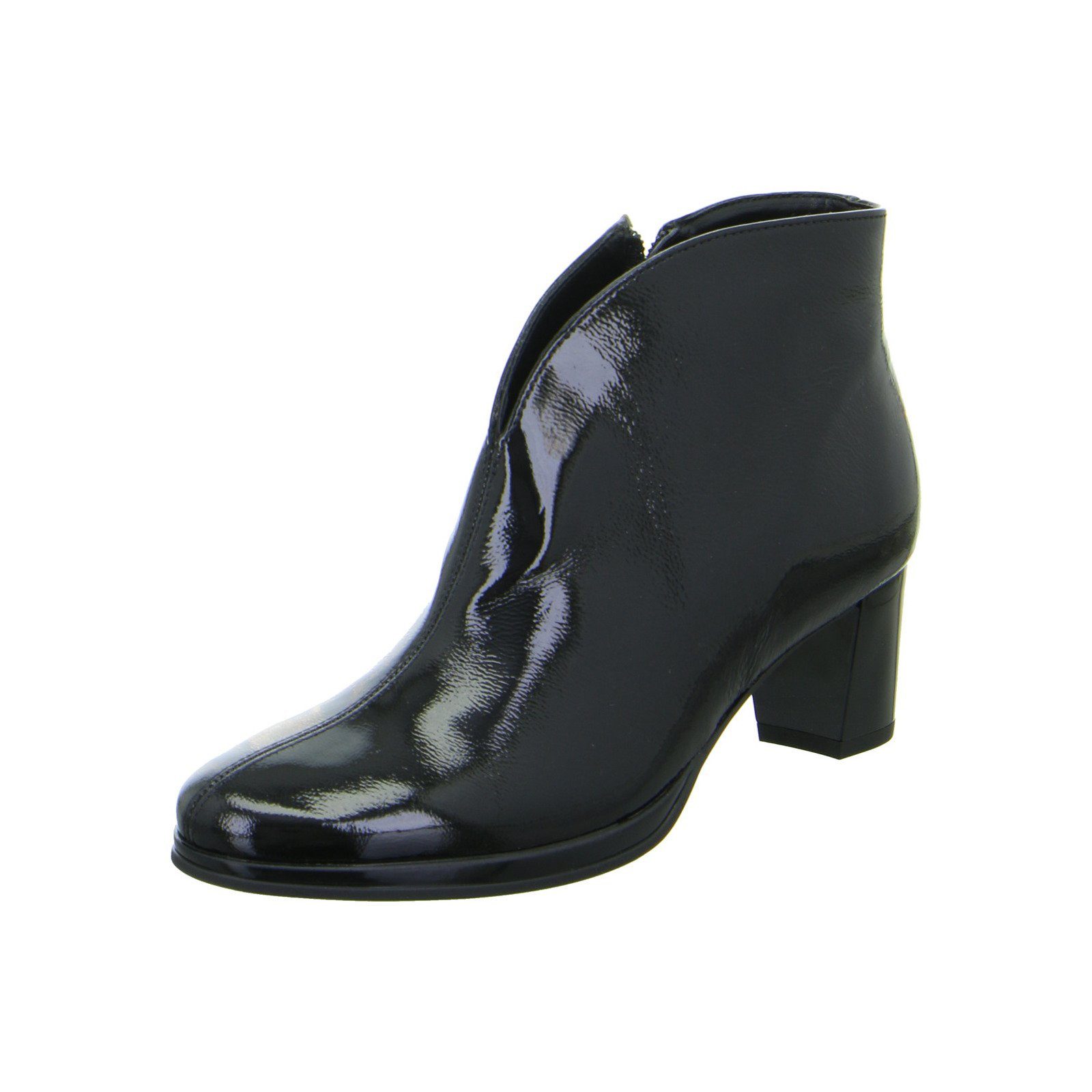 Ara Orly - Damen Schuhe Stiefelette Stiefeletten Lackleder schwarz