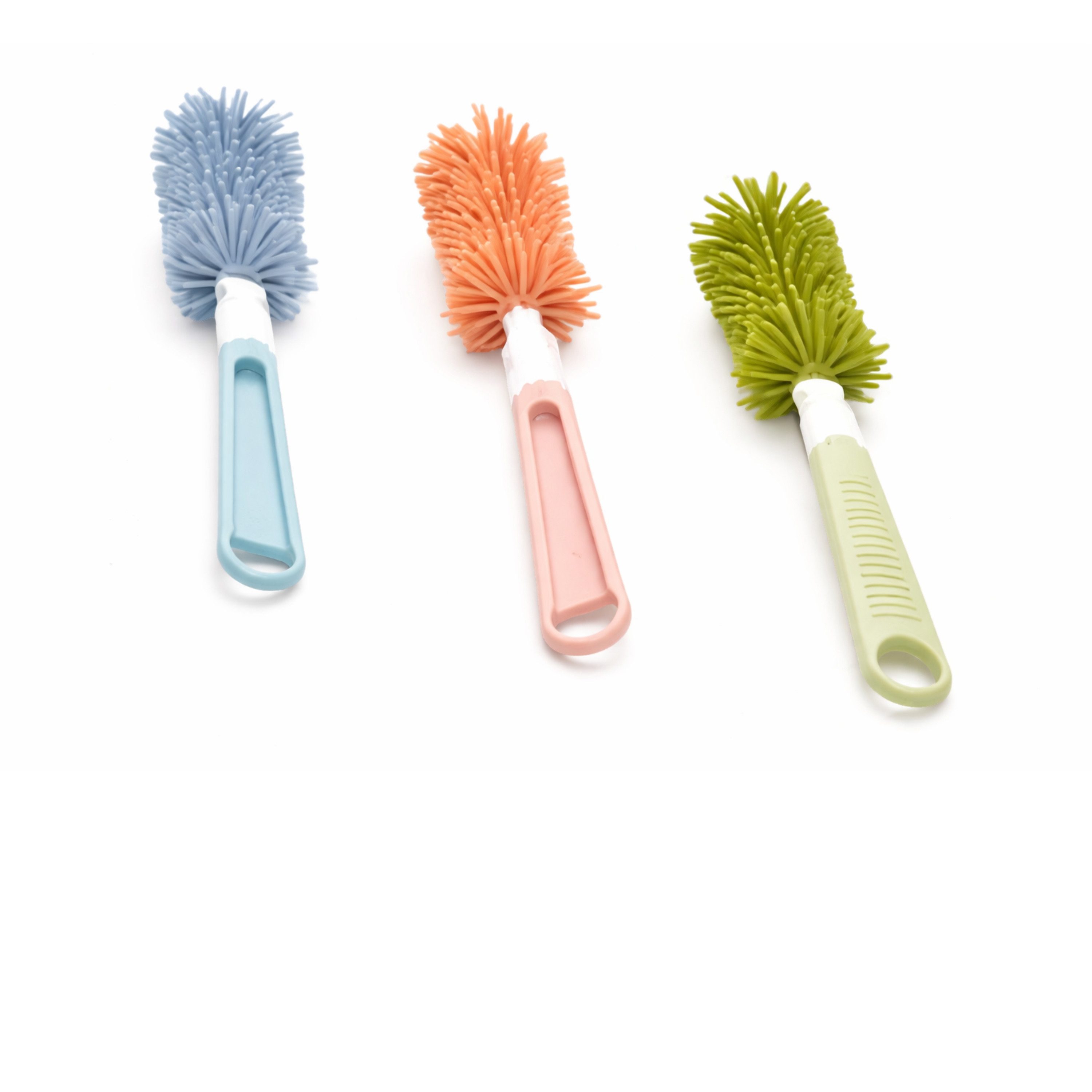 Humbert & Brandt GmbH Reinigungsbürste Spülbürste Silikon Geschirrbürste 24 cm zufällige Farbe 1x, (Stück, 1-tlg., Spülbürste), Spülbürste Silikon Geschirrbürste Abwaschbürste Reinigungsbürste Küche