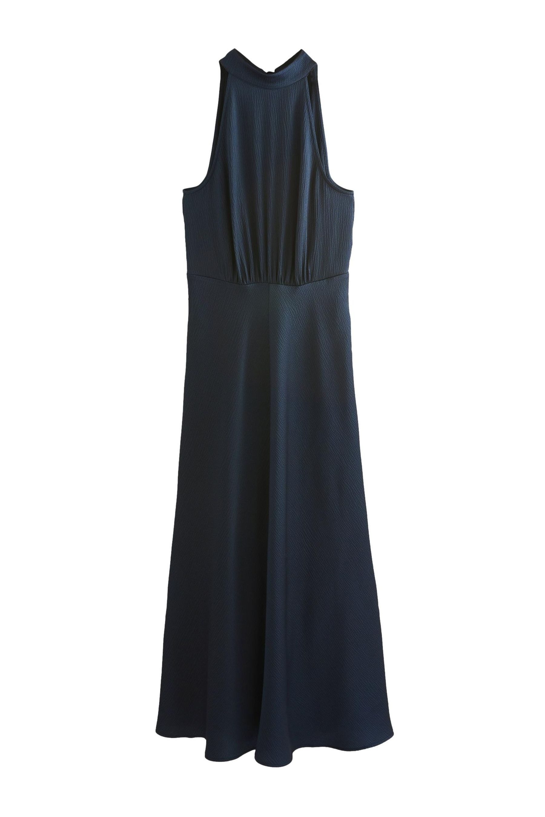 Next Midikleid Neckholder-Midikleid aus strukturiertem Satin günstig online kaufen
