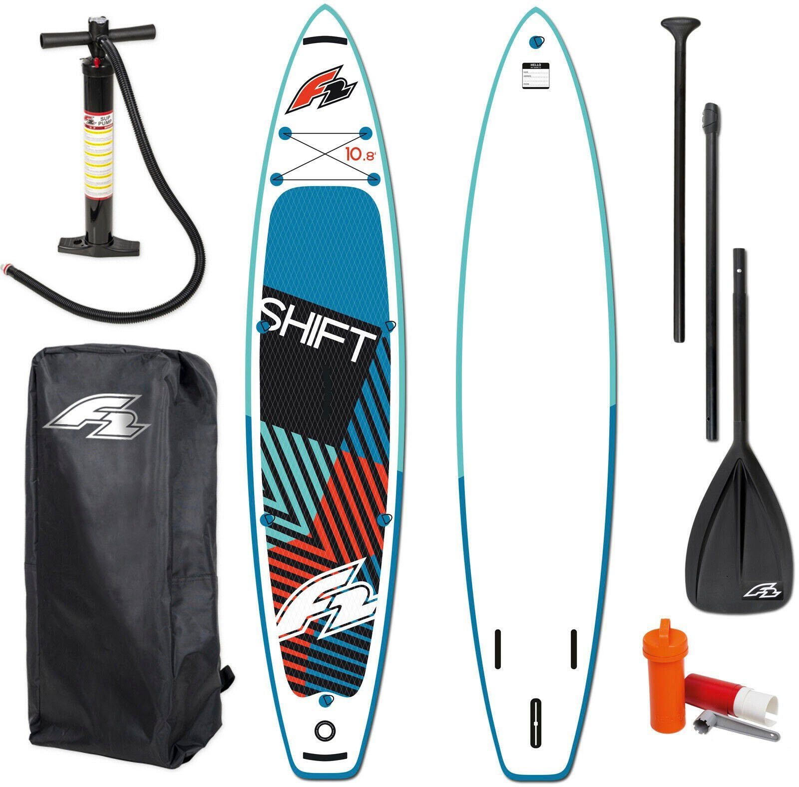 F2 Inflatable SUP-Board Shift 10,8, (Packung, 5 tlg)