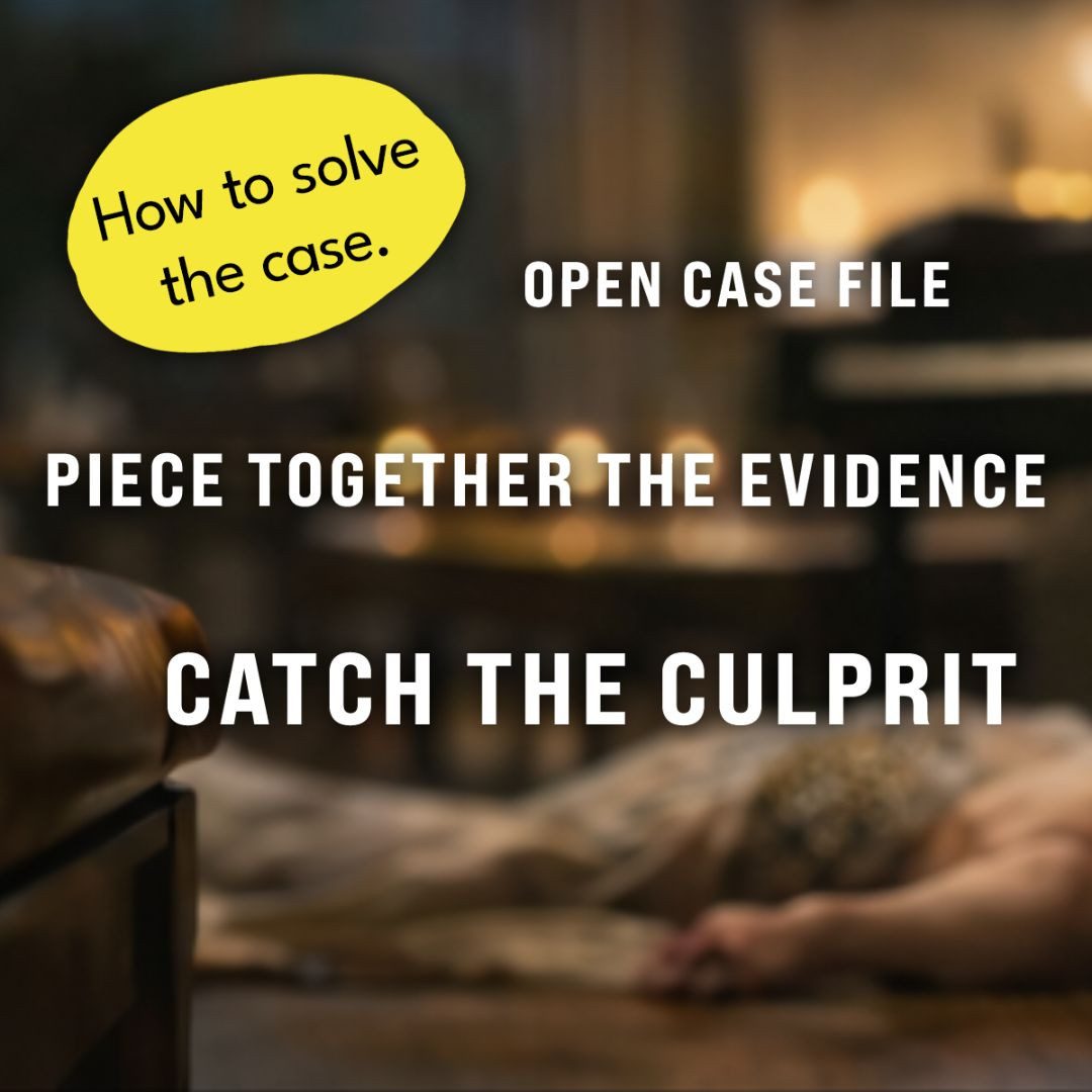 MAGNIFICUM Spiel Detective Game / Crime Game for Adults, ATTEMPTED MURDER : The Hostess : Friends, Secrets & a Deadly Poisoning