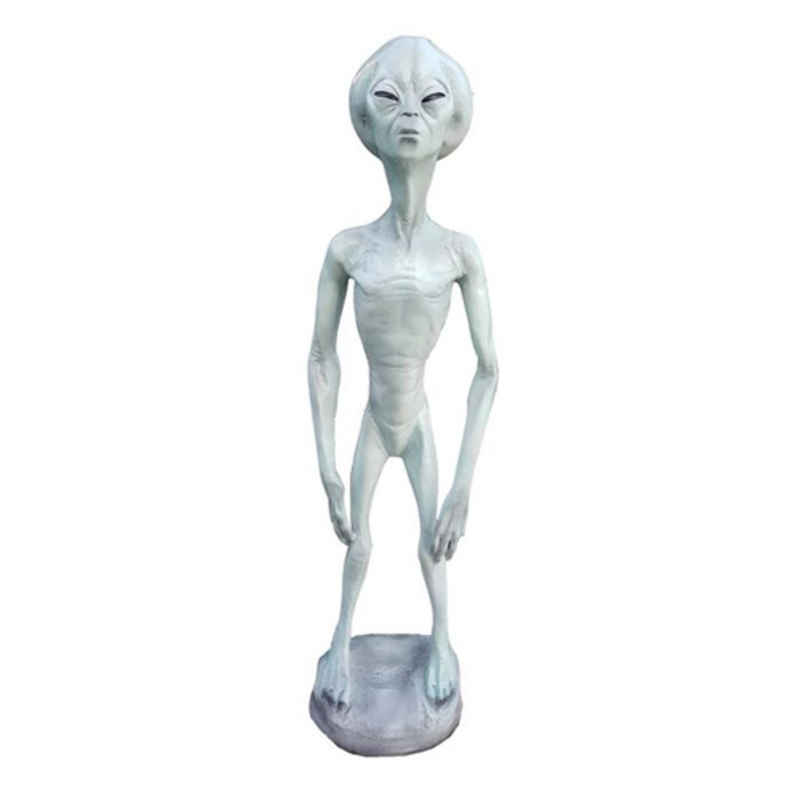 JVmoebel Skulptur Deko Figur Statue Skulptur 135 cm Figuren Alien Garten P19