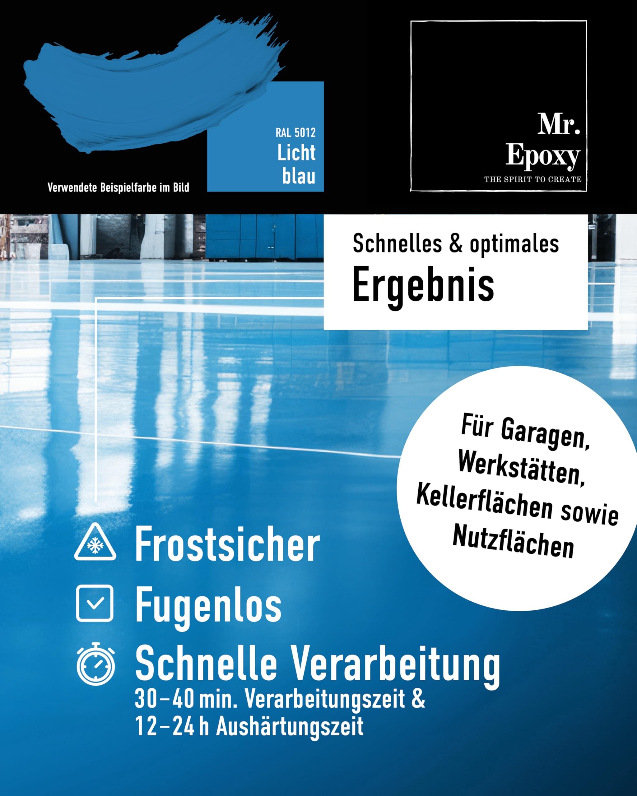 Mr. Epoxy Bodenversiegelung Epoxid-Bodenbeschichtung – Bild 4 von 5